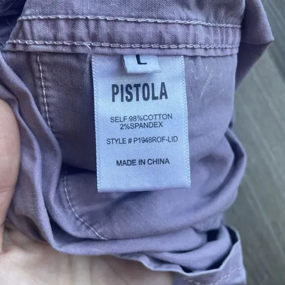 Pistola Lavender Short Sleeve Jumpsuit - Picture 6 of 10